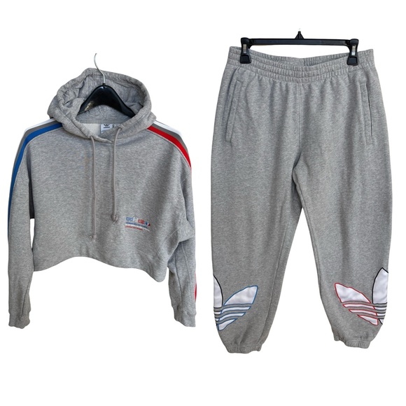 adidas Pants - ADIDAS ORIGINALS BY ALEXANDER WANG Adicolor Tricolor Sweatsuit XS/M